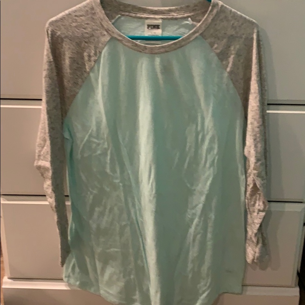 Pink 3/4 sleeve shirt